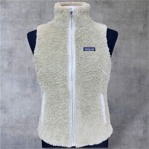 Patagonia Women's‎ Los Gatos Fleece Vest Full Zip Khaki Size Small